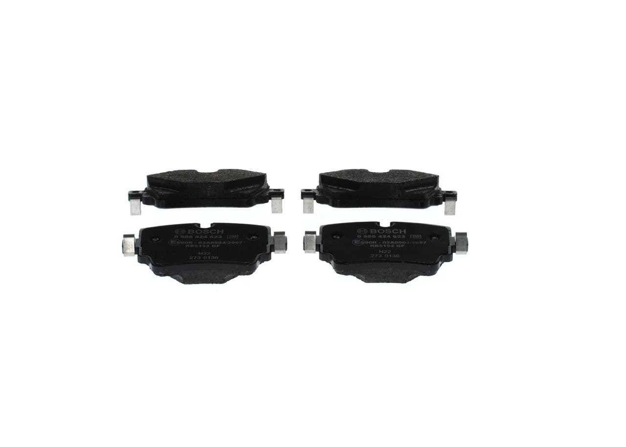 set placute frana,frana disc BOSCH 0 986 424 623