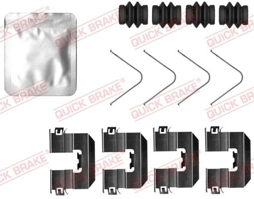 Set accesorii, placute frana QUICK BRAKE 109-0034