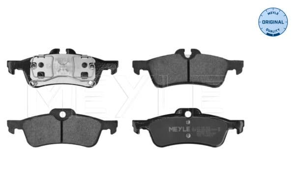 set placute frana,frana disc MEYLE -ORIGINAL: True to OE. 025 237 1616