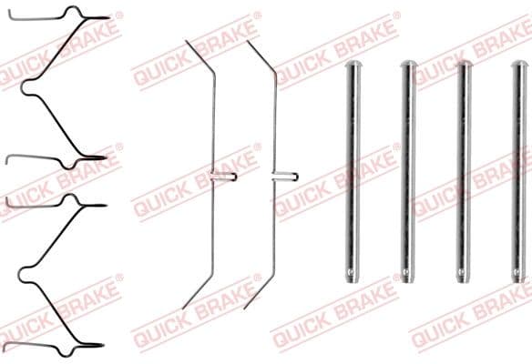 Set accesorii, placute frana QUICK BRAKE 109-1129
