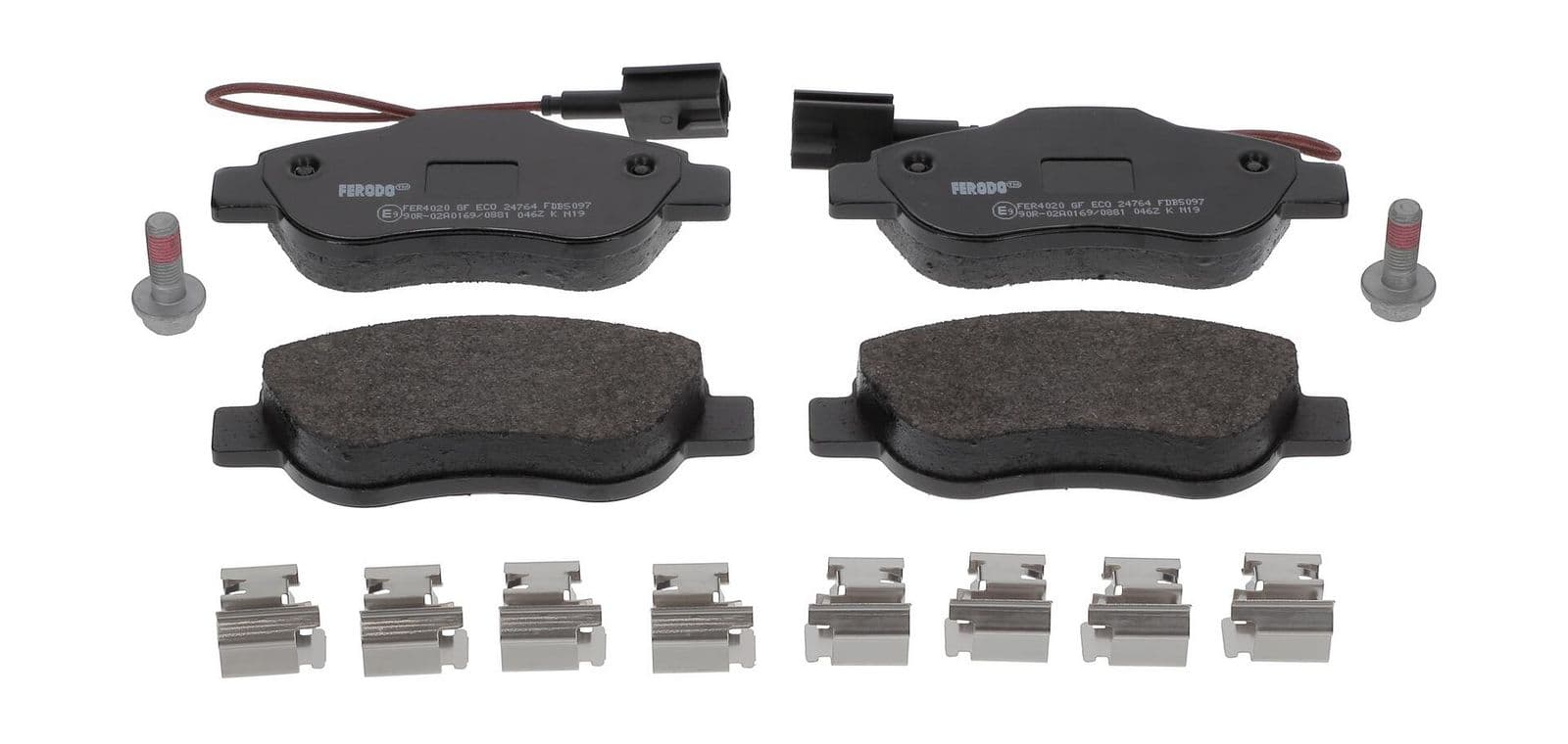 set placute frana,frana disc FERODO PREMIER ECO FRICTION FDB5097