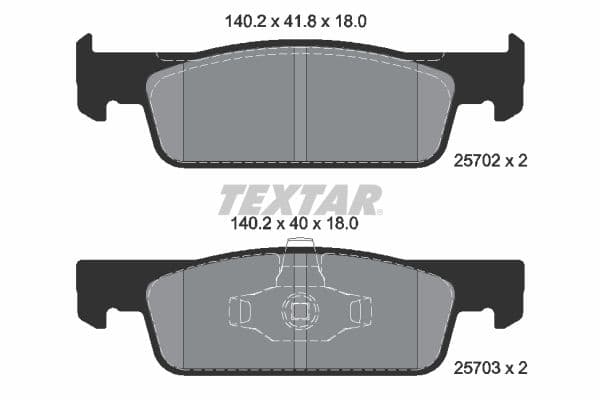 set placute frana,frana disc TEXTAR Q+ 2570201