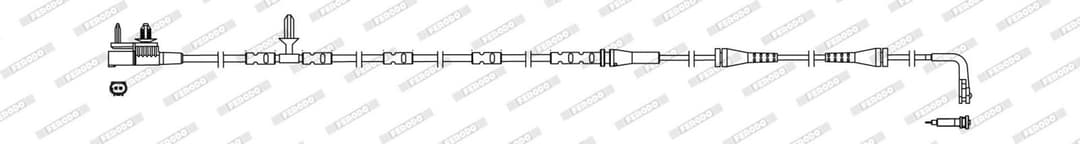 senzor de avertizare,uzura placute de frana FERODO FWI510
