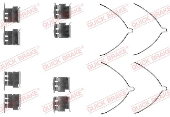 Set accesorii, placute frana QUICK BRAKE 109-1289