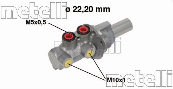 Pompa centrala, frana METELLI 05-0684