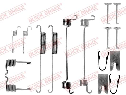 Set accesorii, sabot de frana QUICK BRAKE 105-0749