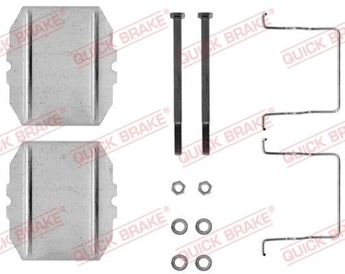 Set accesorii, placute frana QUICK BRAKE 109-1053
