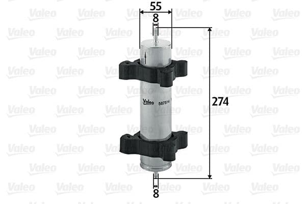 filtru combustibil VALEO 587514
