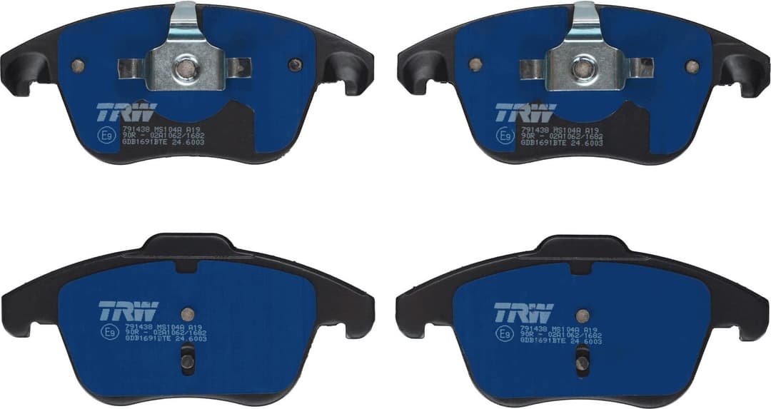 set placute frana,frana disc TRW ELECTRIC BLUE GDB1691BTE