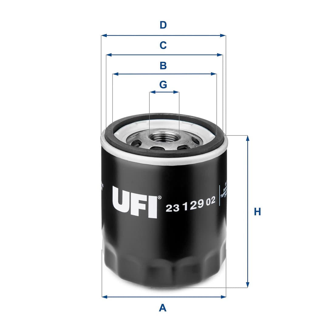Filtru ulei UFI 23.129.02
