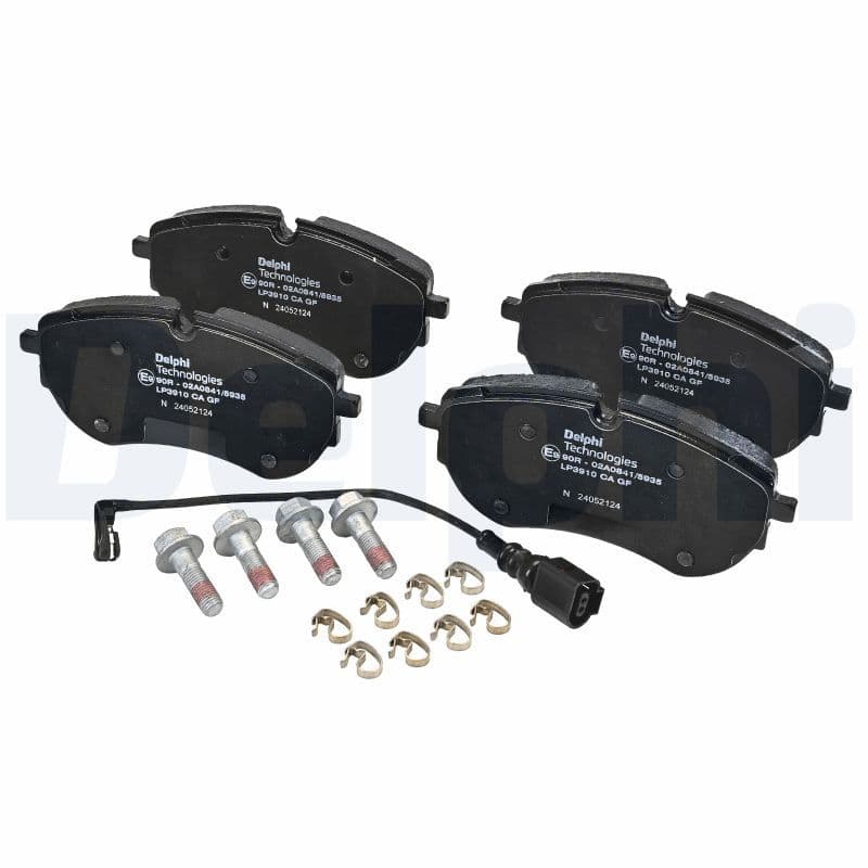 set placute frana,frana disc DELPHI LP3910
