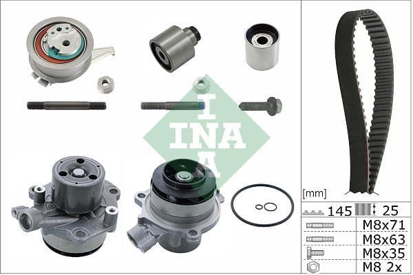 Set pompa apa + curea dintata Schaeffler INA 530 0650 32