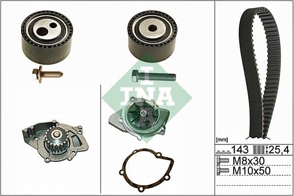 Set pompa apa + curea dintata Schaeffler INA 530 0447 30