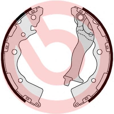 Set saboti frana BREMBO S 30 524