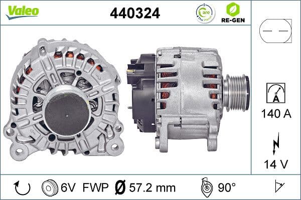 Generator / Alternator VALEO 440324