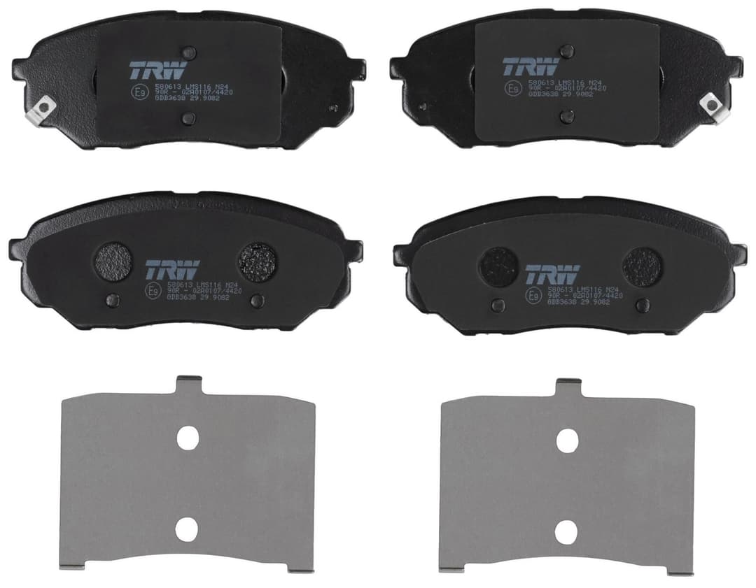 set placute frana,frana disc TRW GDB3638