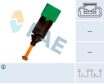 Comutator lumini frana FAE 24899