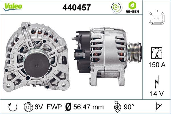 Generator / Alternator VALEO 440457