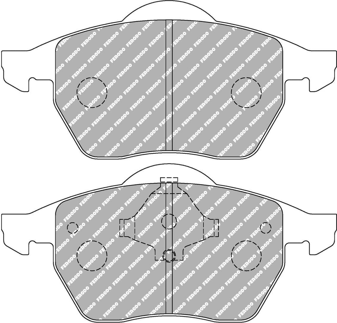 set placute frana,frana disc FERODO FCP590R