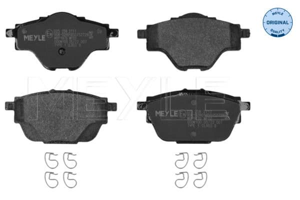 set placute frana,frana disc MEYLE -ORIGINAL: True to OE. 025 258 2717