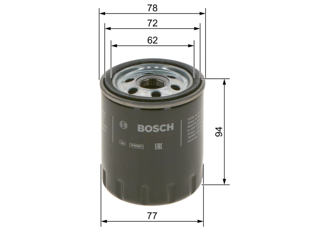 Filtru ulei BOSCH F 026 407 268