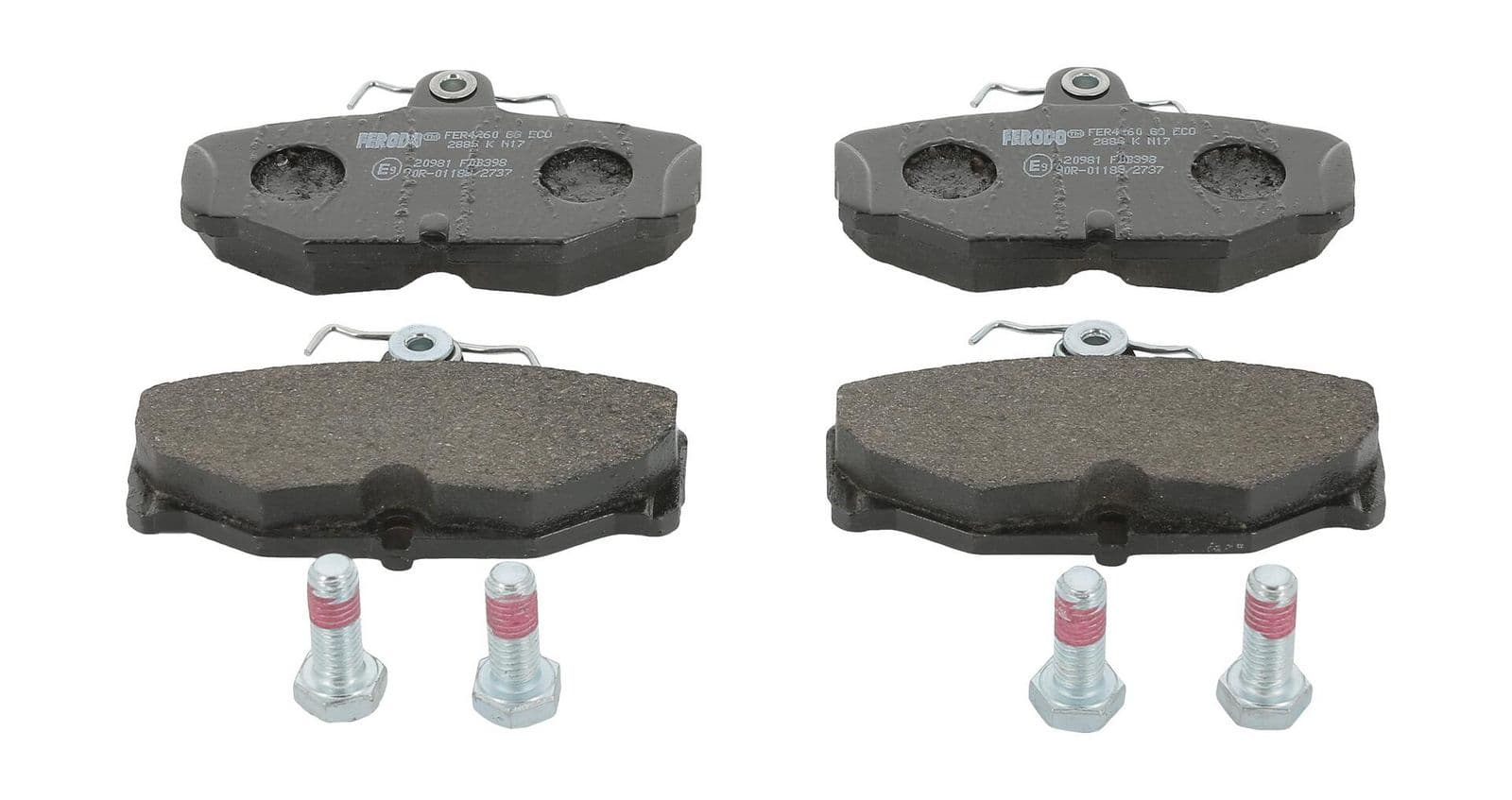 set placute frana,frana disc FERODO PREMIER ECO FRICTION FDB398
