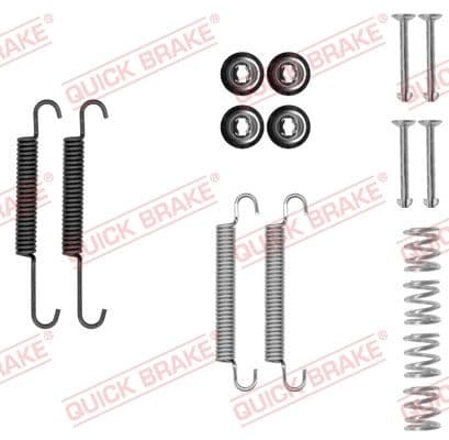 set accesorii, saboti frana parcare QUICK BRAKE 105-0893