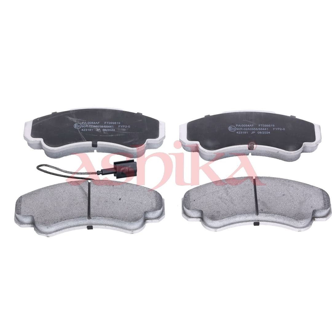 set placute frana,frana disc ASHIKA 50-00-0054