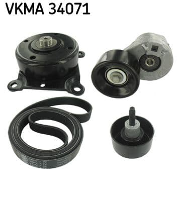 Set curea transmisie cu caneluri SKF VKMA 34071
