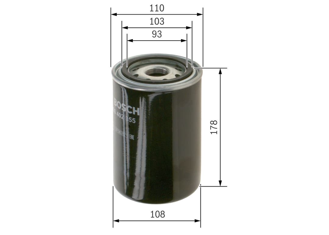 Filtru ulei BOSCH 0 451 301 207