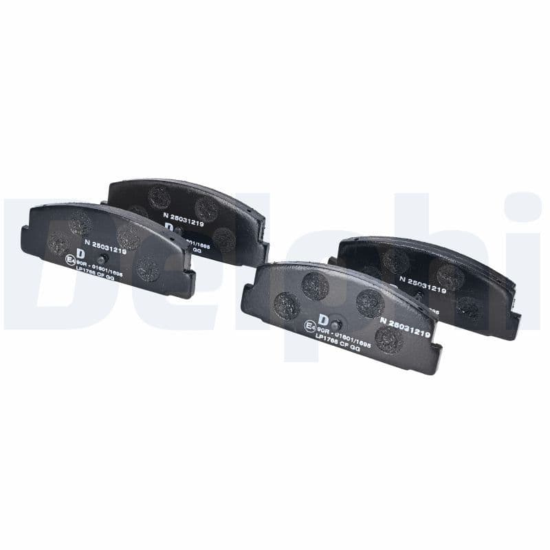 set placute frana,frana disc DELPHI LP1766