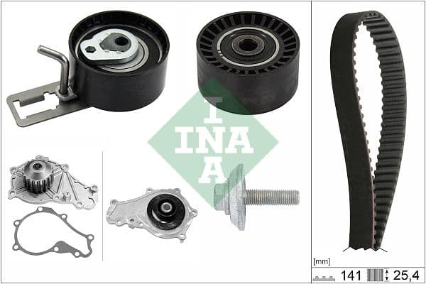 Set pompa apa + curea dintata Schaeffler INA 530 0578 30