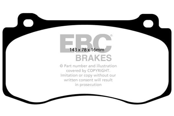 set placute frana,frana disc EBC DP41764R