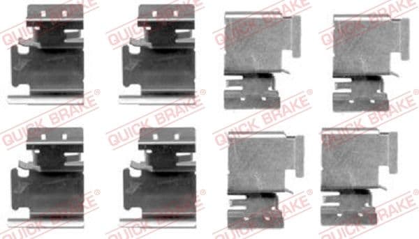 Set accesorii, placute frana QUICK BRAKE 109-1298
