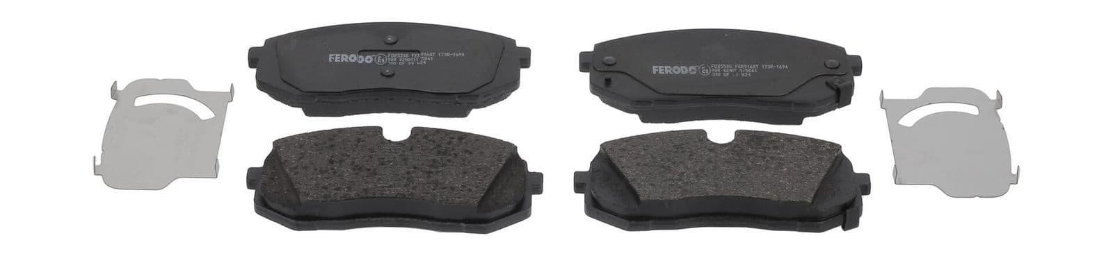 set placute frana,frana disc FERODO PREMIER ECO FRICTION FDB5508