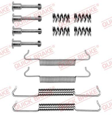 set accesorii, saboti frana parcare QUICK BRAKE 105-0793