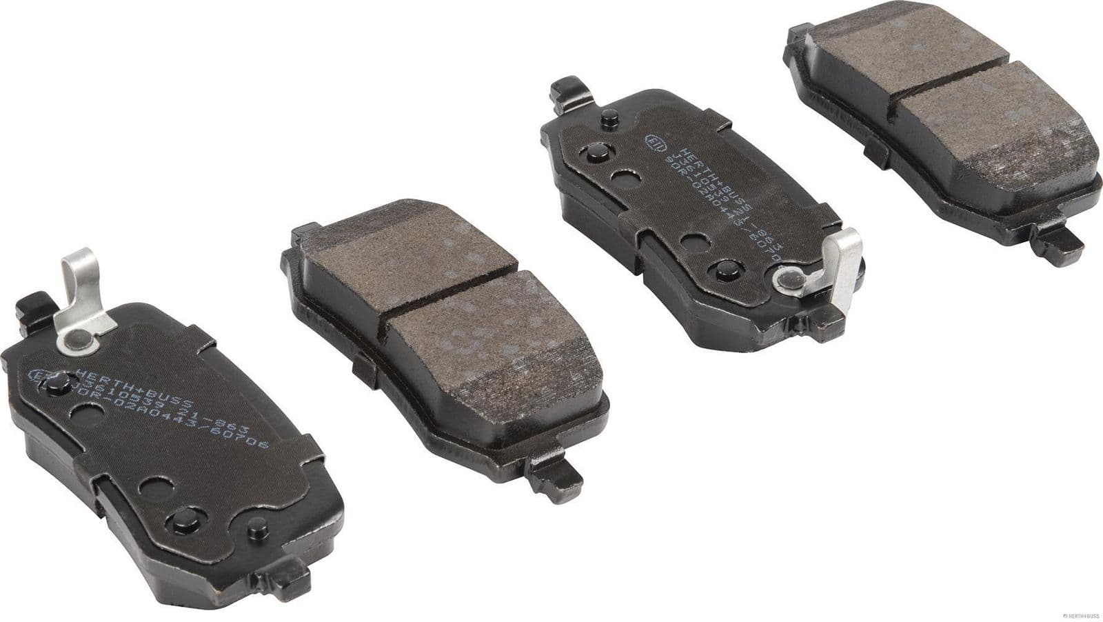 set placute frana,frana disc HERTH+BUSS JAKOPARTS J3610539