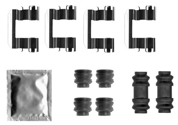 Set accesorii, placute frana TEXTAR 82542400