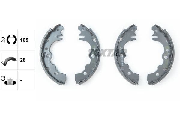 Set saboti frana TEXTAR 91068000