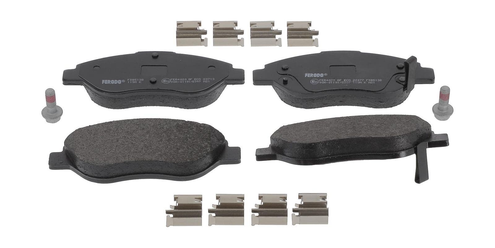 set placute frana,frana disc FERODO PREMIER ECO FRICTION FDB5138