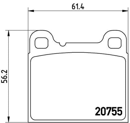 set placute frana,frana disc BREMBO PRIME LINE P 86 002