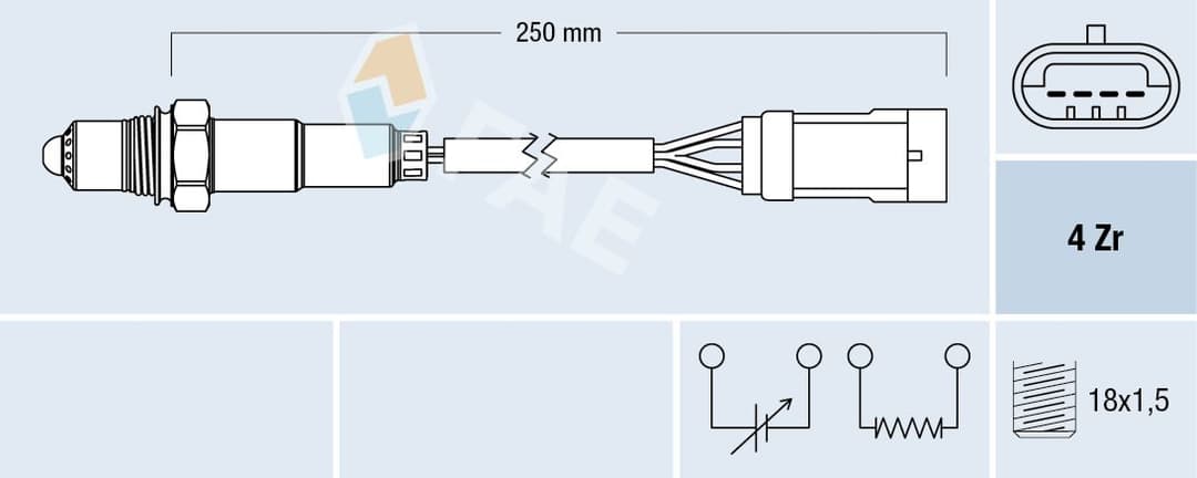 Sonda Lambda FAE 77151