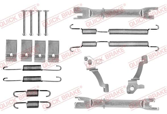 Set accesorii, sabot de frana QUICK BRAKE 105-0017S
