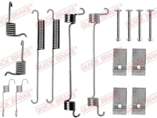 Set accesorii, sabot de frana QUICK BRAKE 105-0676
