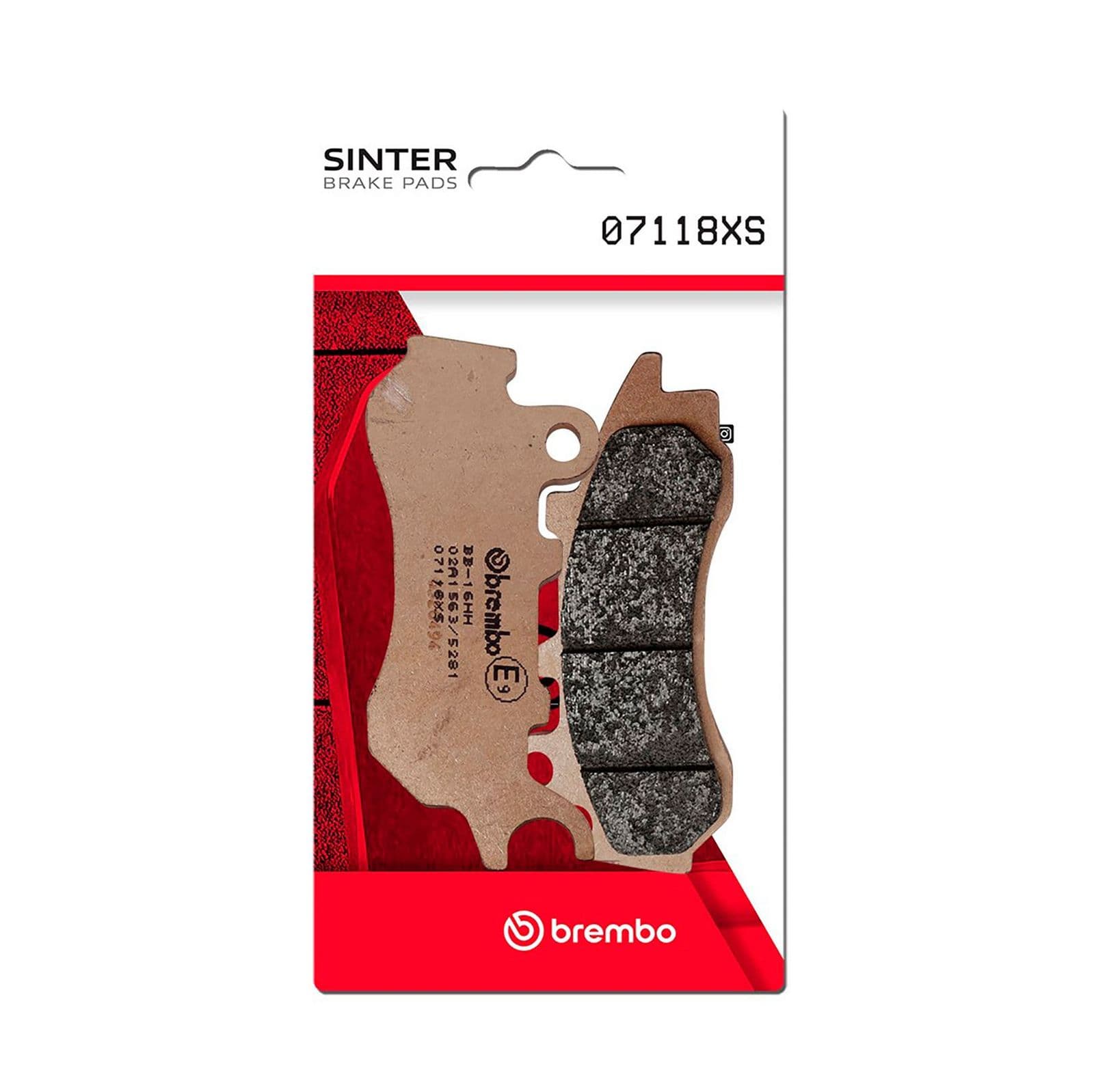set placute frana,frana disc BREMBO PRIME - Sinter - XS 07118XS