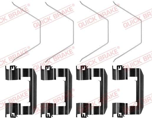 Set accesorii, placute frana QUICK BRAKE 109-0021