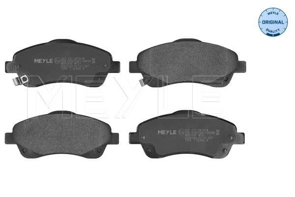 set placute frana,frana disc MEYLE -ORIGINAL: True to OE. 025 237 6819/W