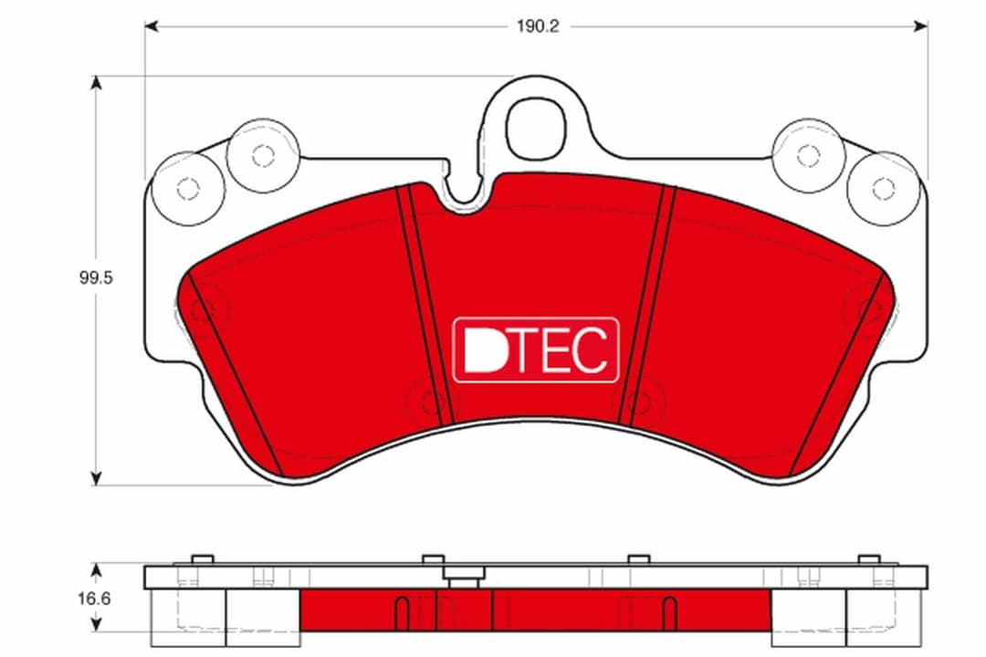set placute frana,frana disc TRW DTEC COTEC GDB1720DTE