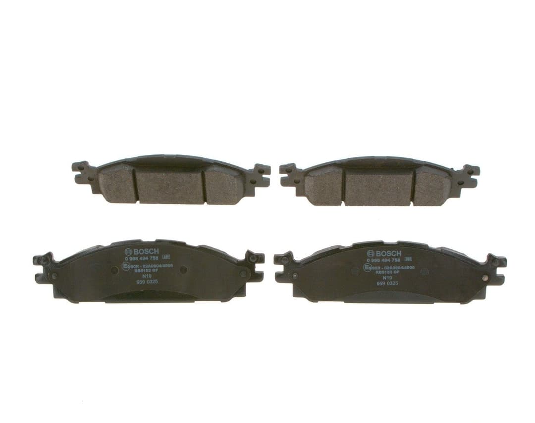 set placute frana,frana disc BOSCH 0 986 494 758