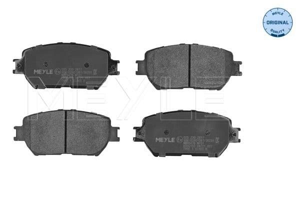 set placute frana,frana disc MEYLE -ORIGINAL: True to OE. 025 239 2817